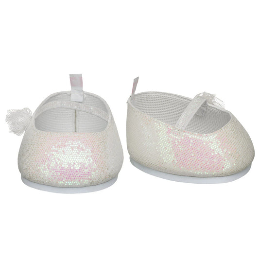 White Sparkle Flats for Stuffed Animals | Build-A-Bear® - US 1297