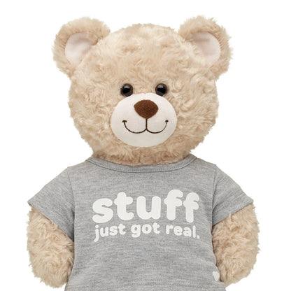 "Stuff Just Got Real" T-Shirt for Plush Toys | Build-A-Bear® - US 4092