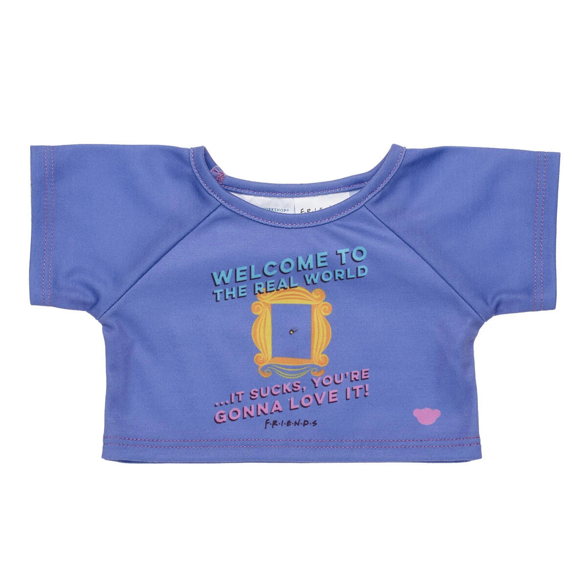 FRIENDS TV Show "Welcome to the Real World" T-Shirt for Stuffed Animals | Build-A-Bear® - US 5698