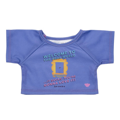 FRIENDS TV Show "Welcome to the Real World" T-Shirt for Stuffed Animals | Build-A-Bear® - US 2320