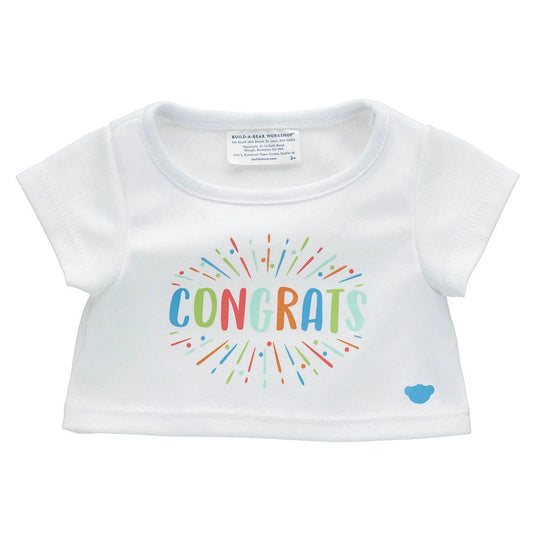 Congrats Plush Toy T-Shirt | Build-A-Bear® - US 4833