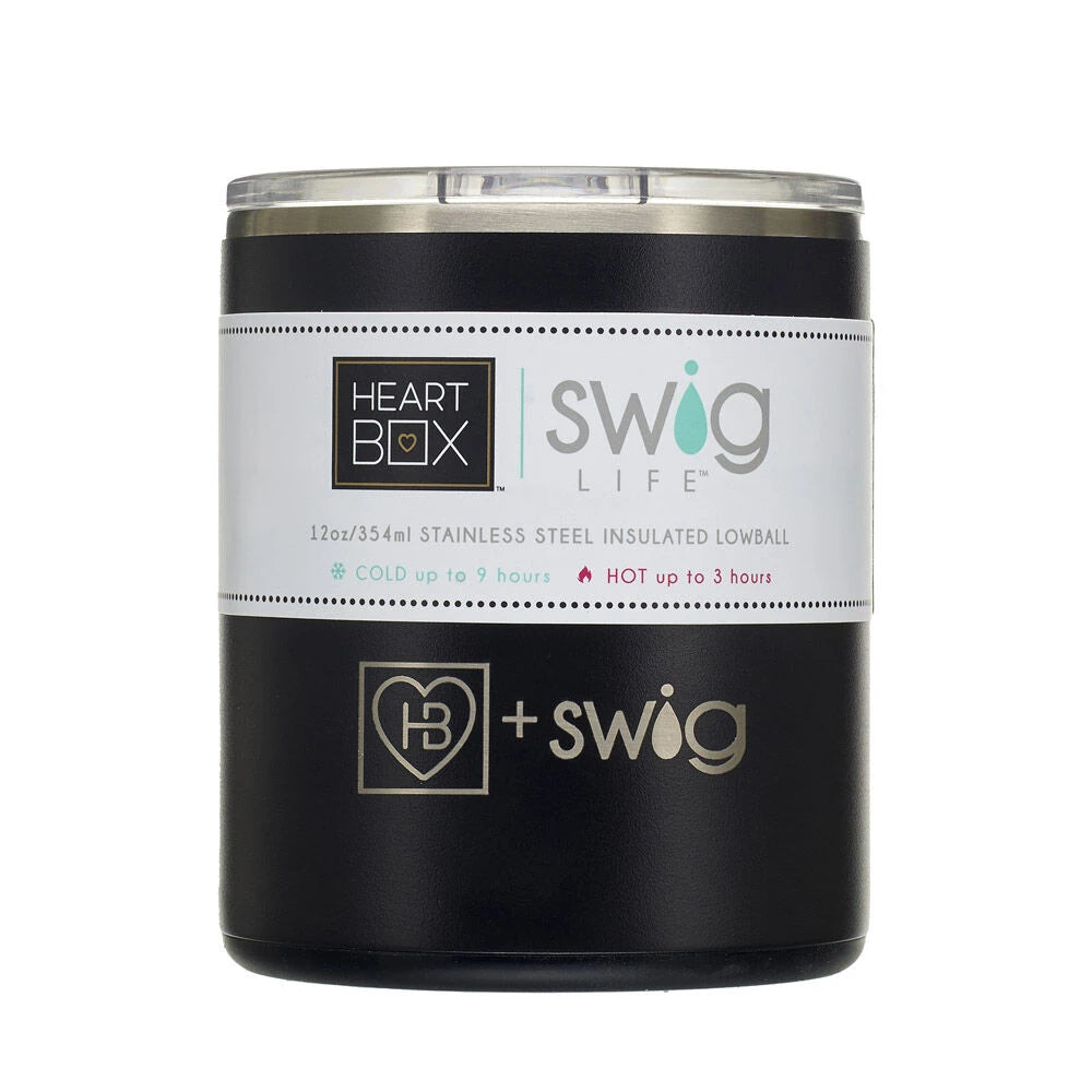 12 oz. HeartBox x Swig Life Stainless Steel Insulated Lowball | Build-A-Bear® - US 9518