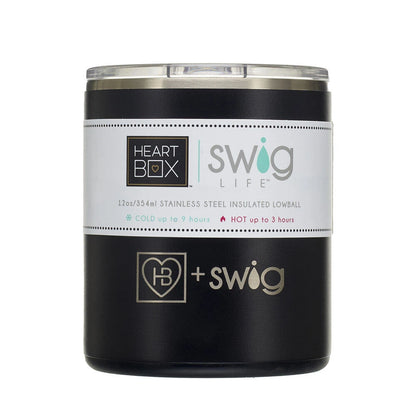 12 oz. HeartBox x Swig Life Stainless Steel Insulated Lowball | Build-A-Bear® - US 2222