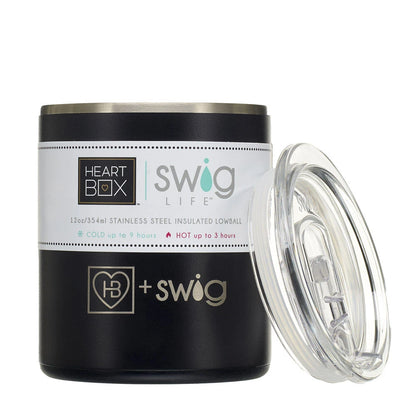 12 oz. HeartBox x Swig Life Stainless Steel Insulated Lowball | Build-A-Bear® - US 4187