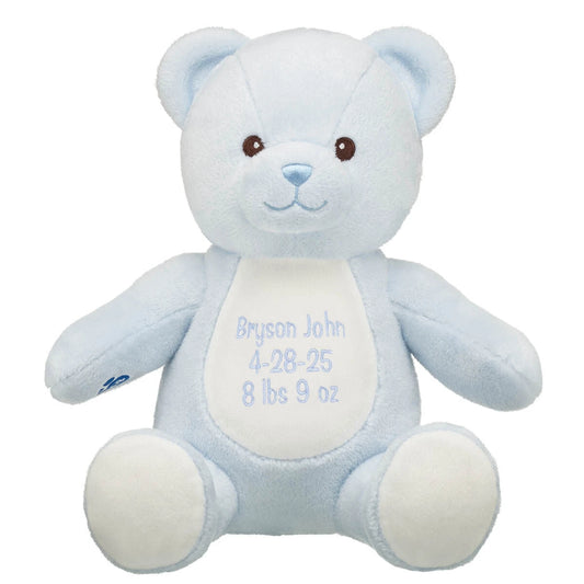 Embroidered Baby Blue Teddy Bear | Build-A-Bear® - US 9868