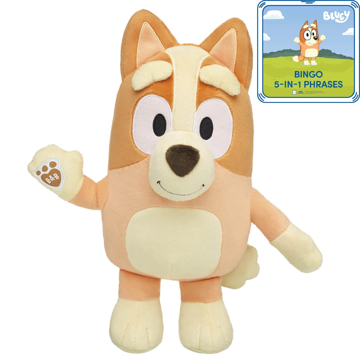 Talking Bingo Plush | Shop Bluey at Build-A-Bear® - US 9663