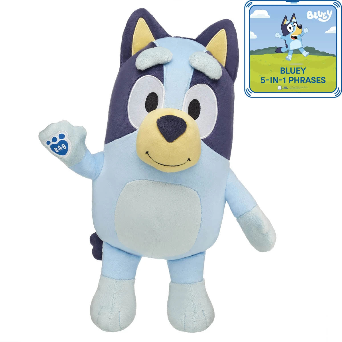 Bluey Sound Effects Talking Stuffed Plush | Build-A-Bear® - US 4094