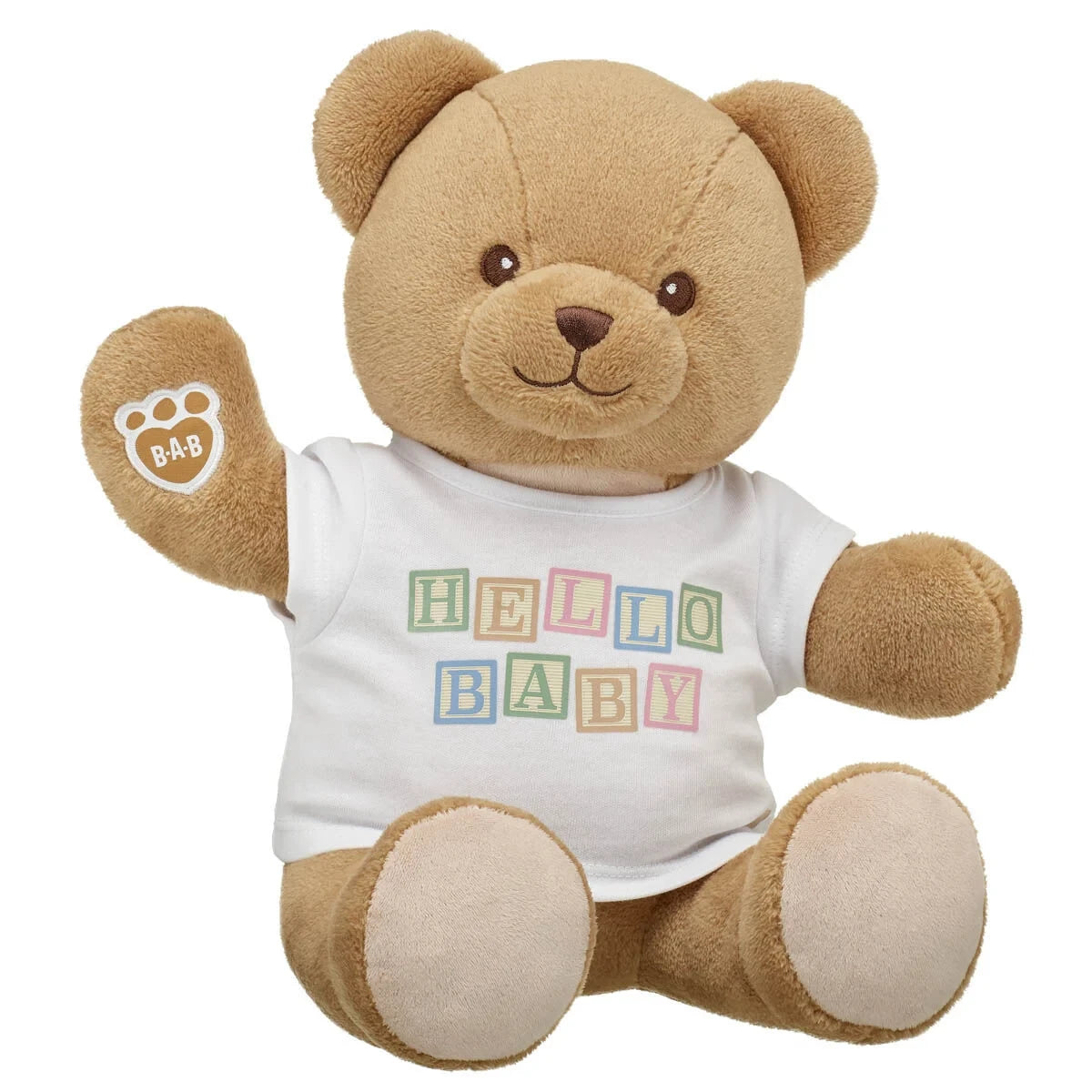 Baby Brown Teddy Bear "Hello Baby" Gift Set | Build-A-Bear® - US 4160