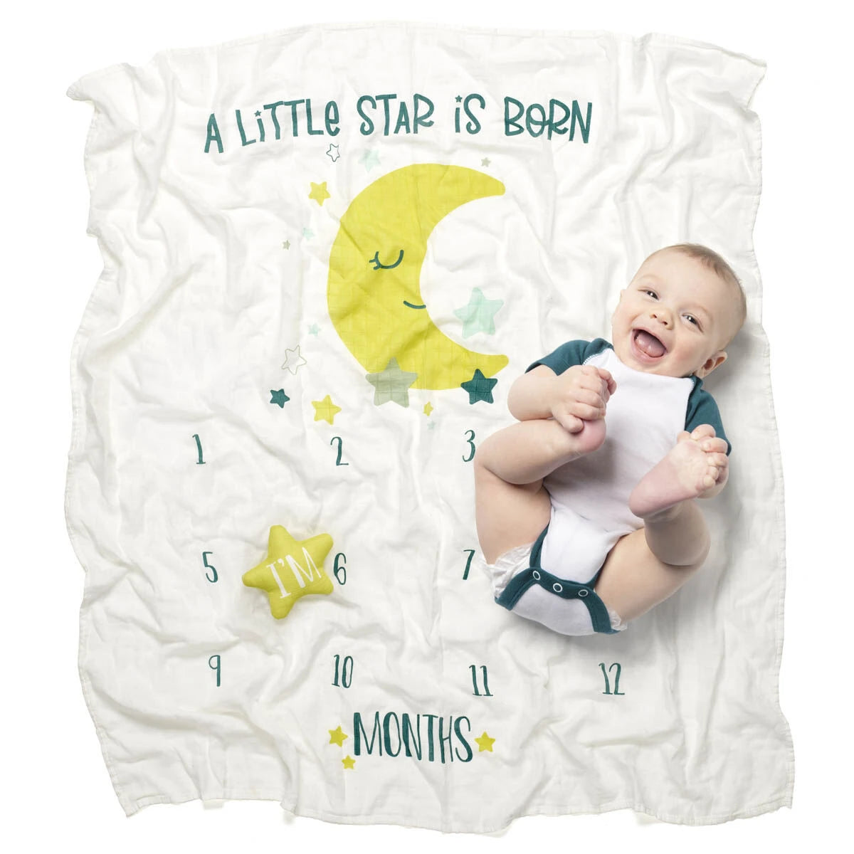 Monthly Milestone Baby Blanket | Build-A-Bear® - US 4620