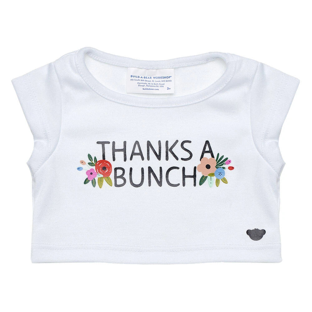 Thanks a Bunch T-Shirt for Stuffed Animals | Build-A-Bear® - US 3941