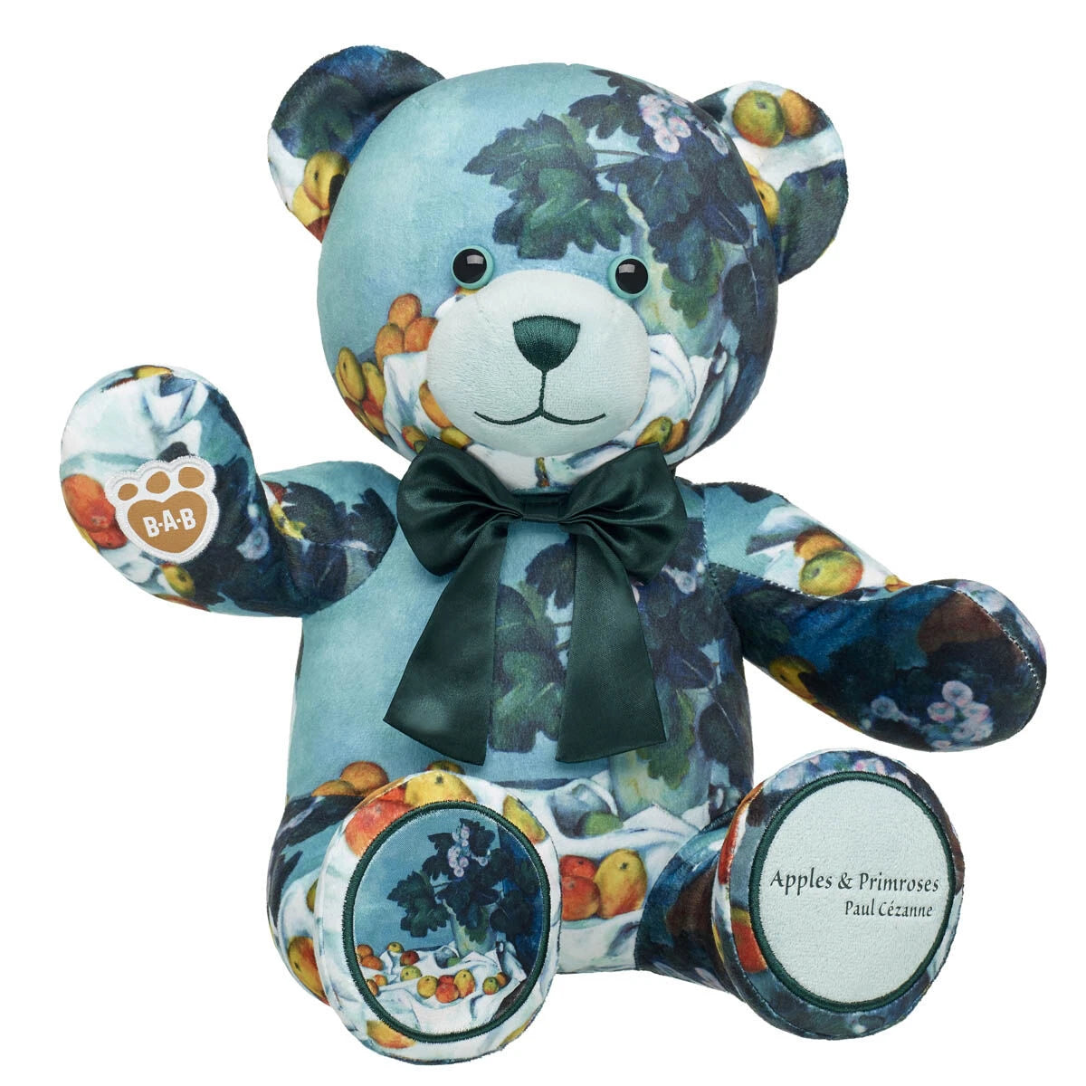 Cézanne Still Life Painting Teddy Bear &amp; Bow | Build-A-Bear® - US 3815