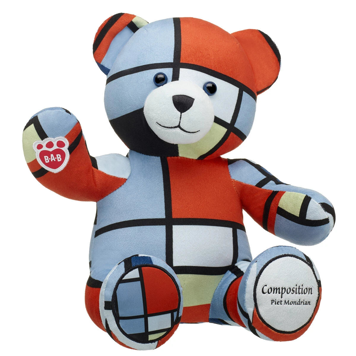 Piet Mondrian Composition Teddy Bear - US 2264