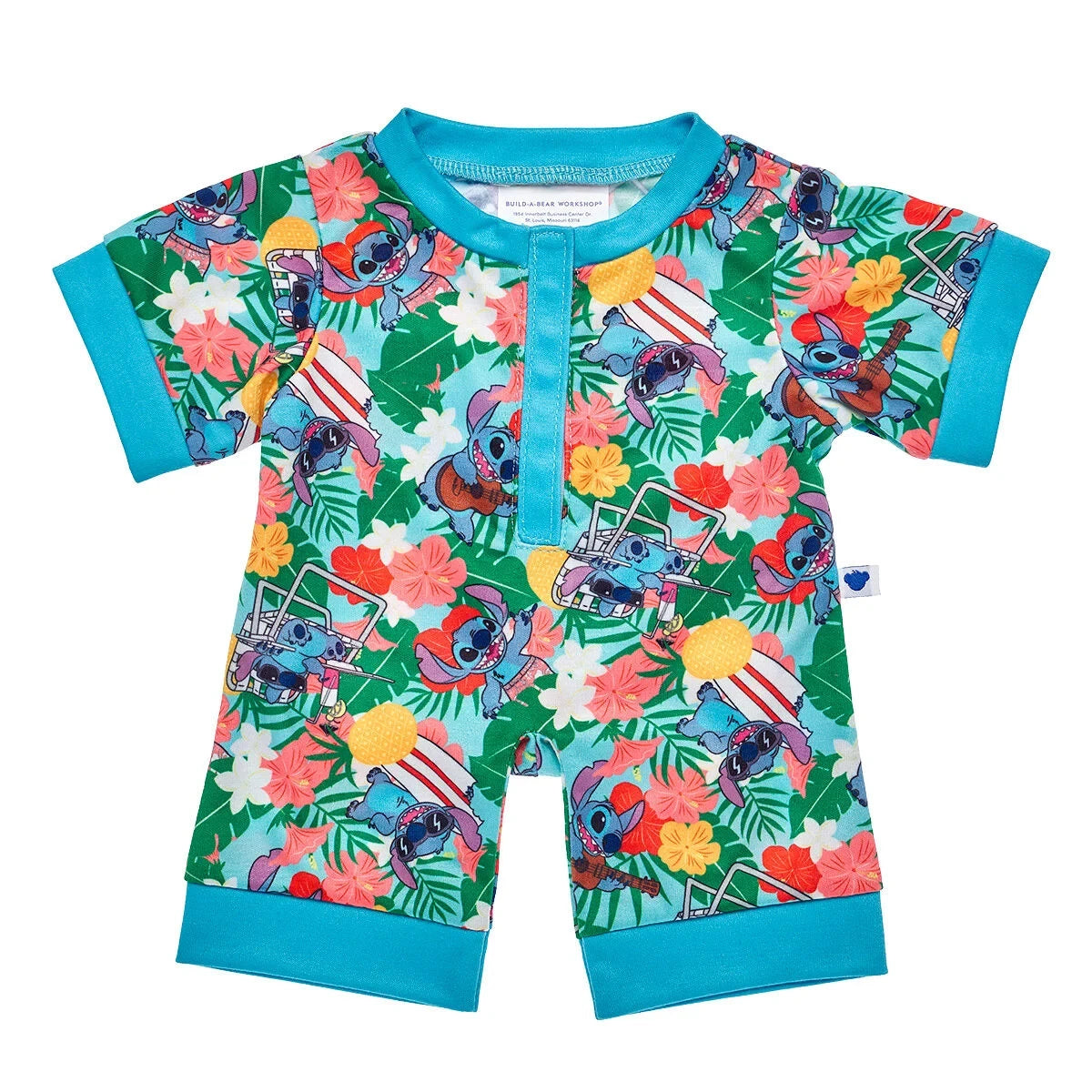 Happy Hugs Teddy Bear with Disney Stitch Sleeper Gift Set | Build-A-Bear® - US 8091