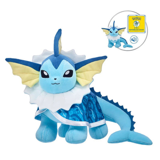 Pokémon Vaporeon Plush Bundle | Build-A-Bear - US 4458