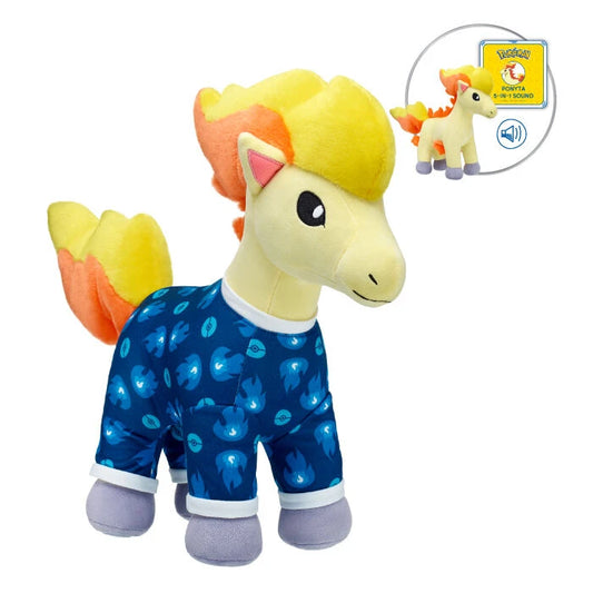 Pokémon Ponyta Plush w/ 5-in-1 Sound | Build-A-Bear - US 2789