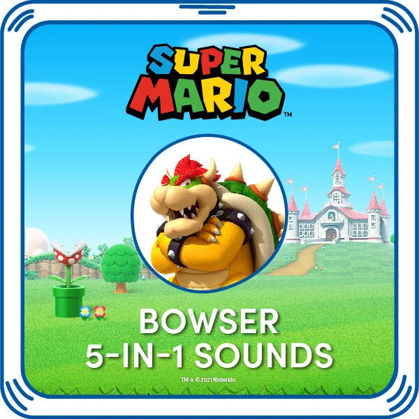 Super Mario Bowser Plush w/ 5-in-1 Sound | Build-A-Bear - US 8896