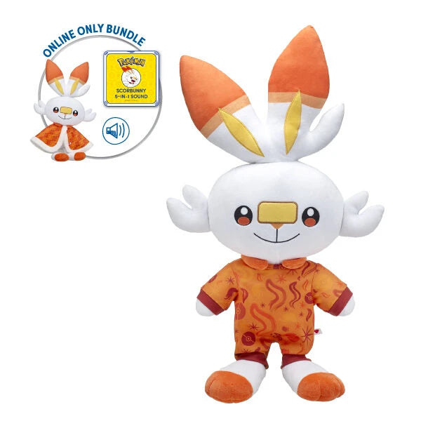 Pokémon Scorbunny Plush Bundle | Build-A-Bear® - US 9629