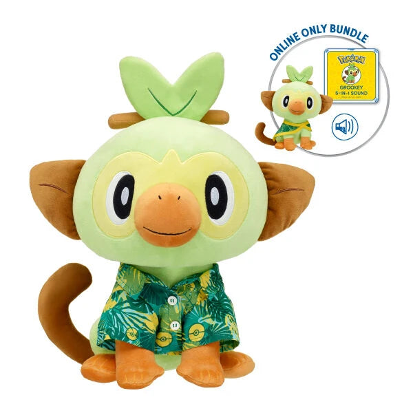 Pokémon Grookey Plush Bundle | Build-A-Bear® - US 6034
