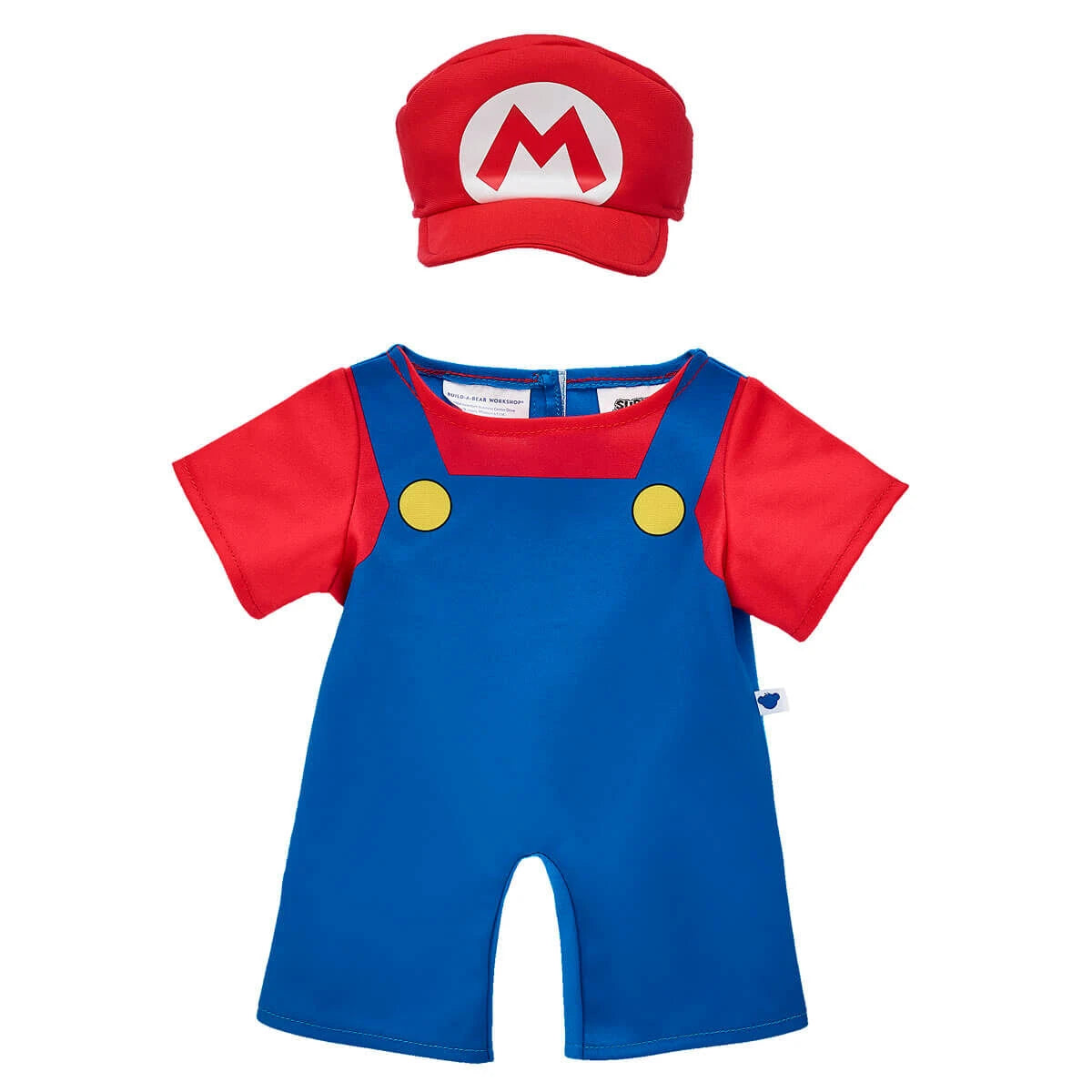 Super Mario Happy Hugs Teddy Bear Mario Gift Set | Build-A-Bear - US 4612