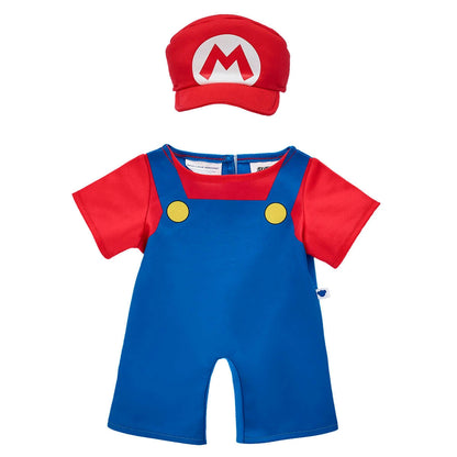 Super Mario Happy Hugs Teddy Bear Mario Gift Set | Build-A-Bear - US 4612