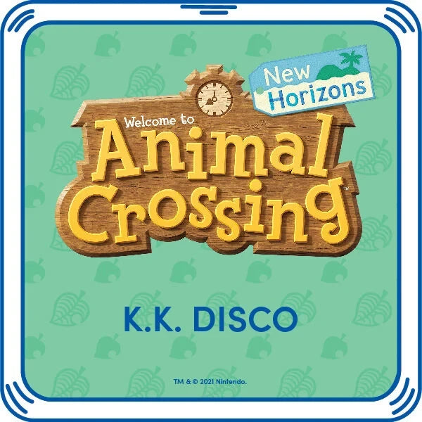 Animal Crossing™: New Horizons K.K. Disco Song Insert | Build-A-Bear® - US 1590