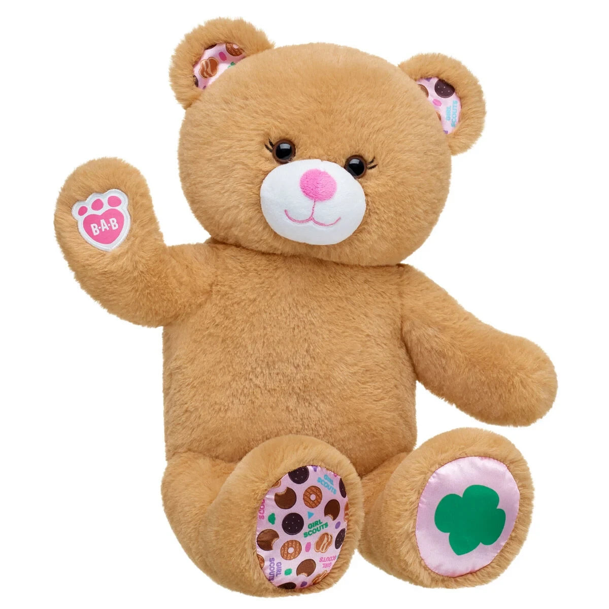 Girl Scout Cookie Teddy Bear Daisy Gift Set w/ Bows | BAB - US 5471