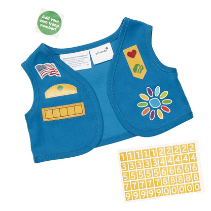 Girl Scout Cookie Teddy Bear Daisy Gift Set w/ Bows | BAB - US 5471