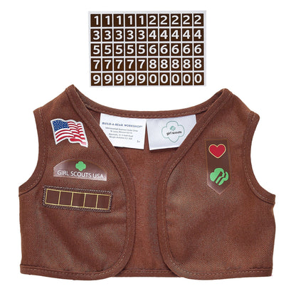 Girl Scout Cookie Teddy Bear Brownie Gift Set | BAB - US 9483