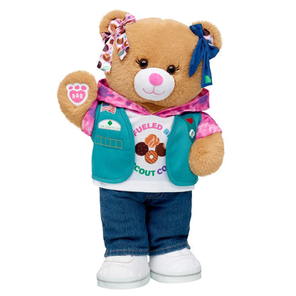 Girl Scout Cookie Teddy Bear Junior Gift Set w/ Bows | BAB - US 2502