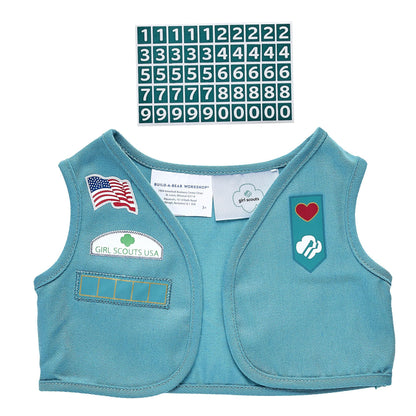 Girl Scout Cookie Teddy Bear Junior Gift Set w/ Bows | BAB - US 3171
