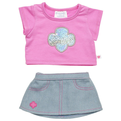 Girl Scout Trefoil Skirt Set for Plush Toys | Build-A-Bear® - US 3755