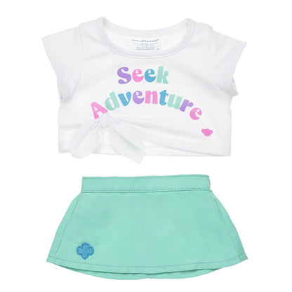 Girl Scout "Seek Adventure" Skirt Set for Stuffed Animals | Build-A-Bear® - US 7082