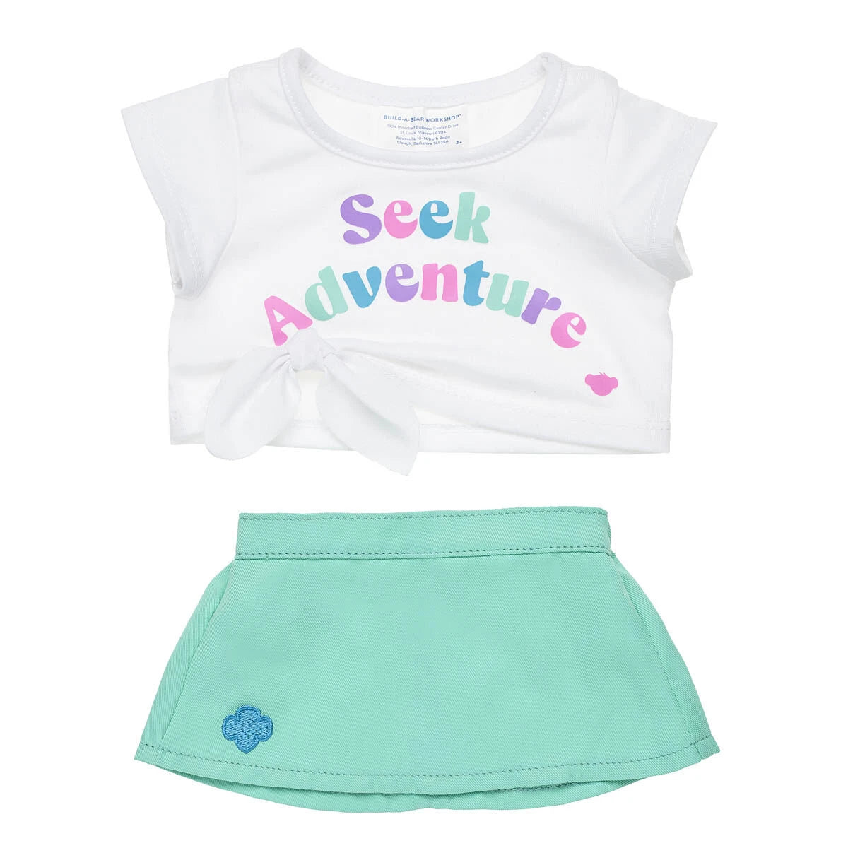 Girl Scout "Seek Adventure" Skirt Set for Stuffed Animals | Build-A-Bear® - US 2673