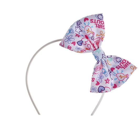 Build-A-Bear | Girl Scout Doodle Print Bow Headband - US 2976