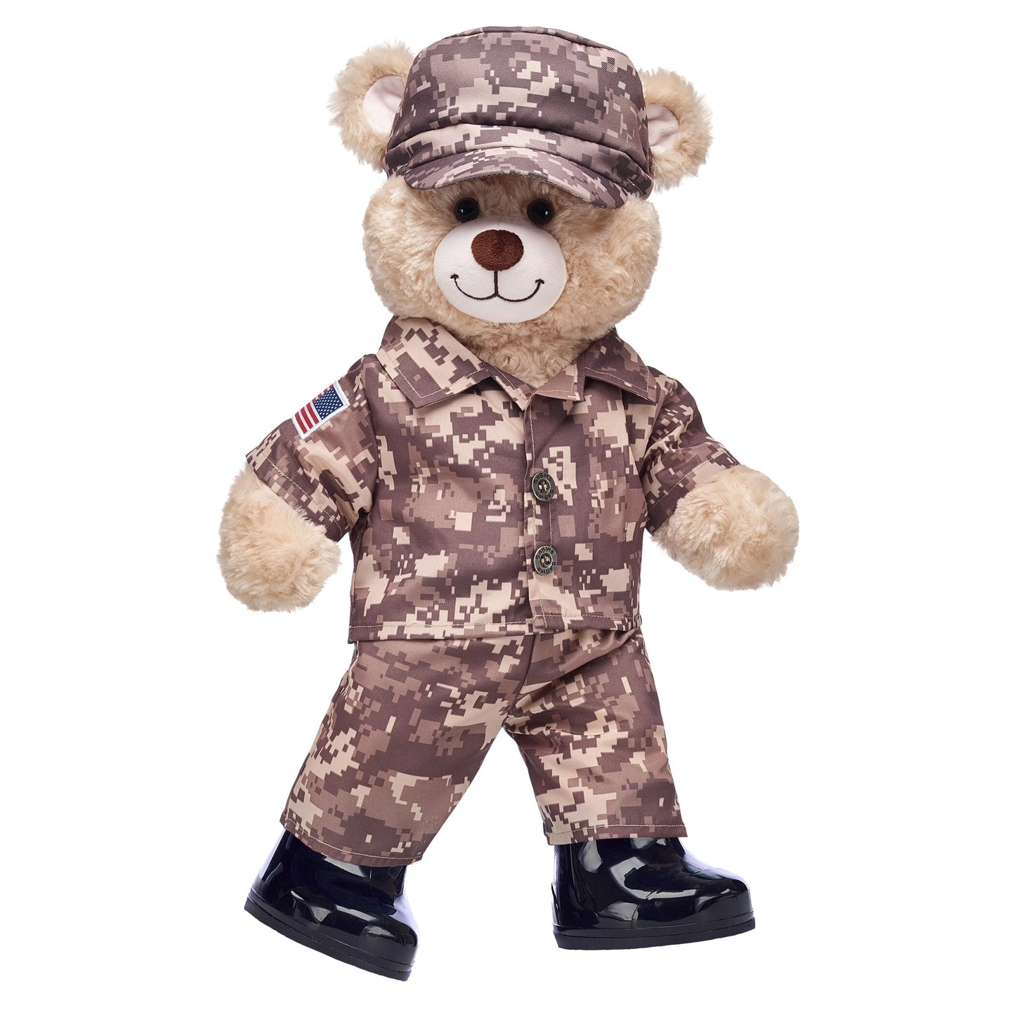Happy Hugs Teddy Bear Khaki Camo Gift Set | Build-A-Bear® - US 4342