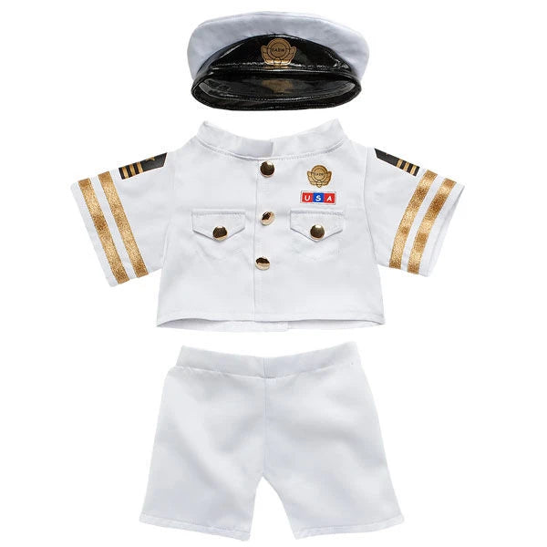 Happy Hugs Teddy Bear Naval Officer Gift Set | Build-A-Bear® - US 9924