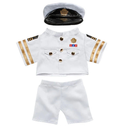 Happy Hugs Teddy Bear Naval Officer Gift Set | Build-A-Bear® - US 9924