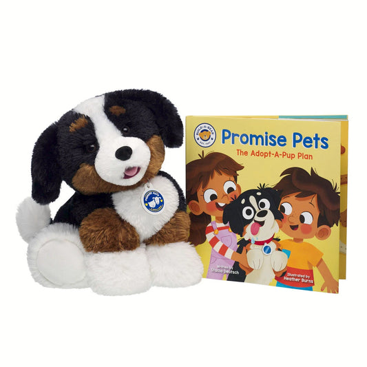 Promise Pets Bernese Mountain Dog Stuffed Animal w/ "Promise Pets: | BAB - US 3348