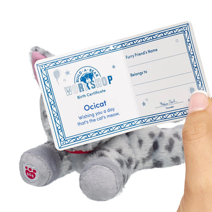 Build-A-Bear Mini Beans Promise Pets Ocicat Stuffed | BAB - US 2801