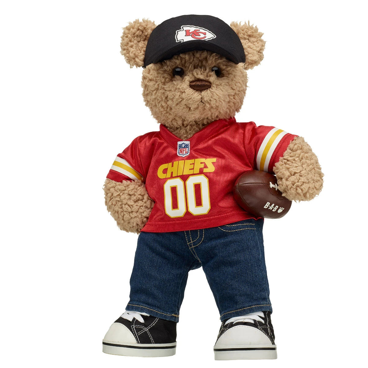 Kansas City Chiefs Timeless Teddy Bear Football Gift Set - US 5002
