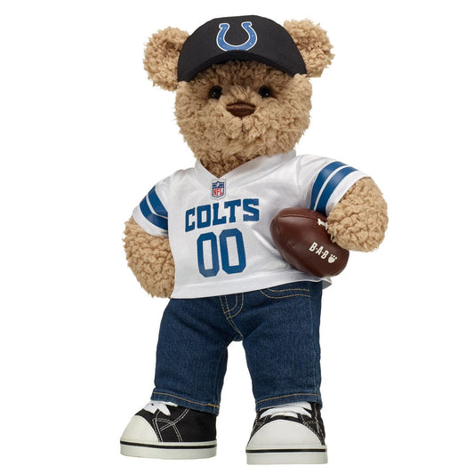 Indianapolis Colts Timeless Teddy Bear Football Gift Set - US 6703