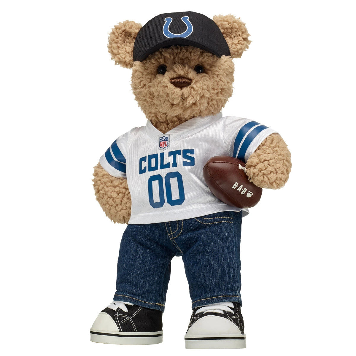 Indianapolis Colts Timeless Teddy Bear Football Gift Set - US 4469