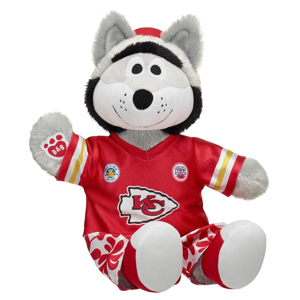 KC Wolf Plush for Kansas City Chiefs Fans | Build-A-Bear® - US 9059