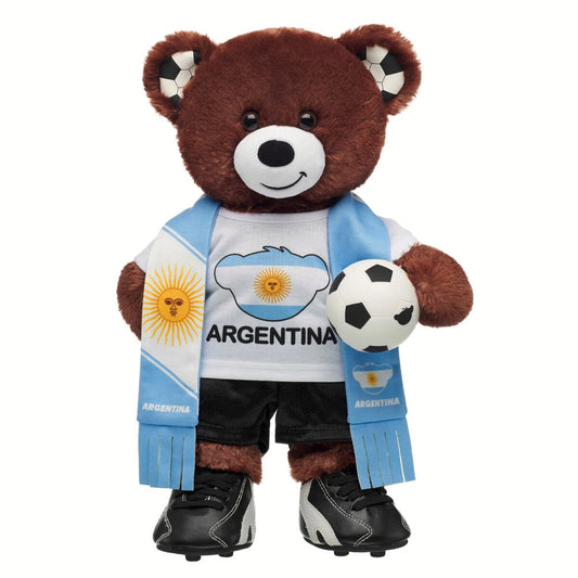 Let's Goal Bear Argentina Gift Set | Build-A-Bear - US 1741