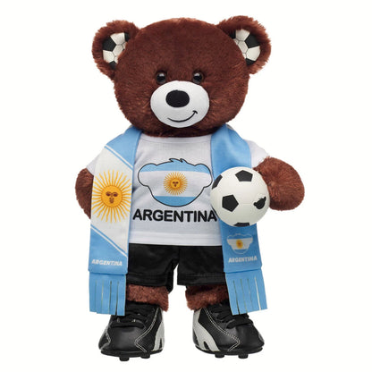 Let's Goal Bear Argentina Gift Set | Build-A-Bear - US 9061