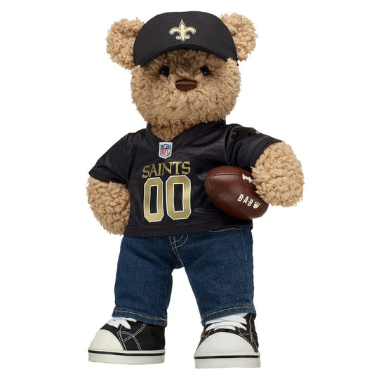 New Orleans Saints Timeless Teddy Bear Football Gift Set - US 4557