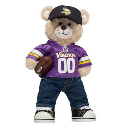Minnesota Vikings Happy Hugs Teddy Bear Football Gift Set - US 7155