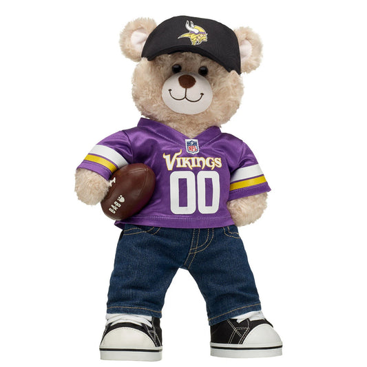 Minnesota Vikings Happy Hugs Teddy Bear Football Gift Set - US 7155