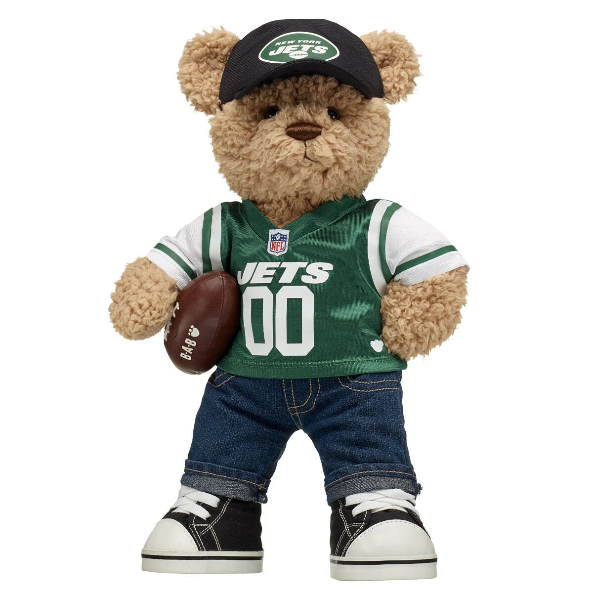 New York Jets Timeless Teddy Bear Football Gift Set - US 5779