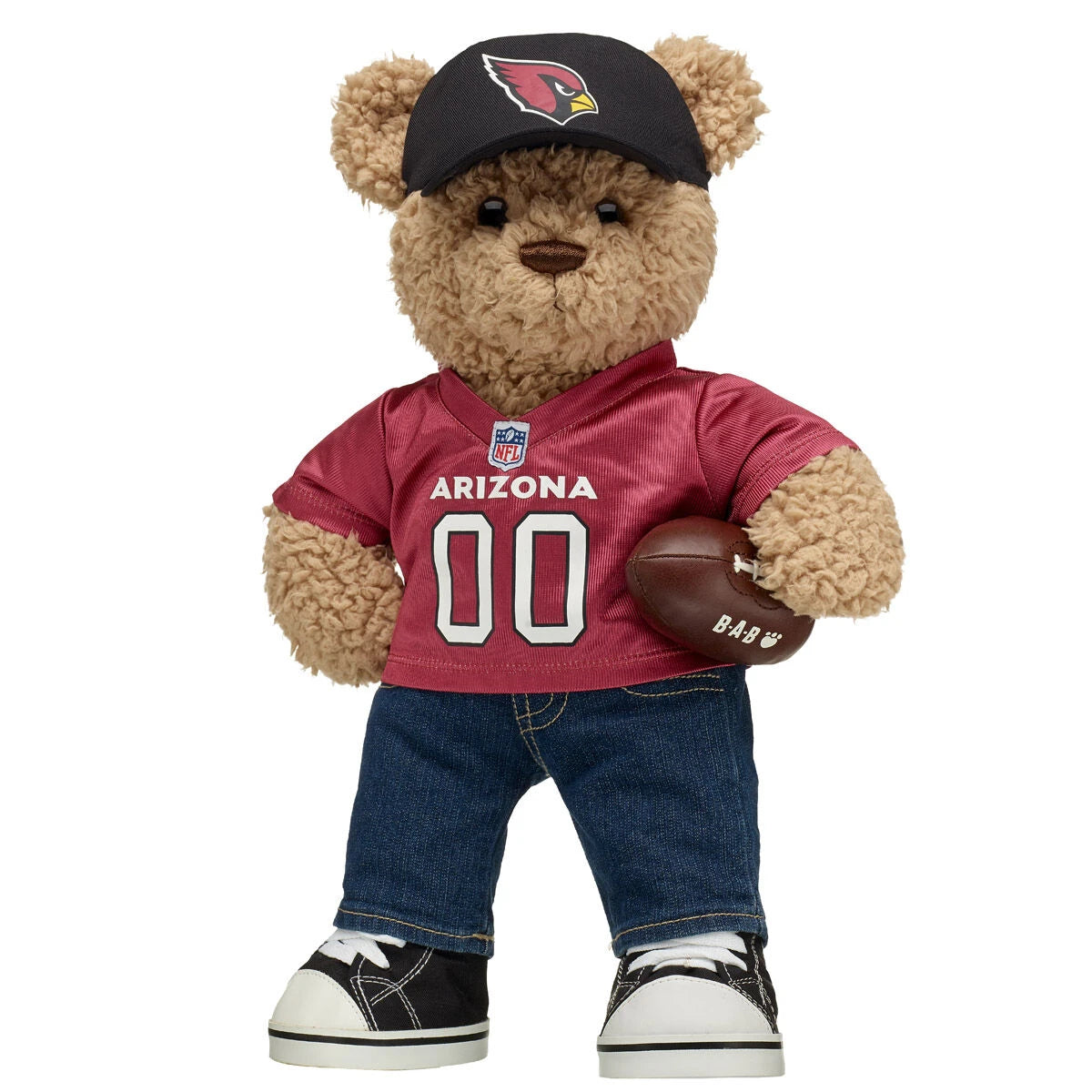 Arizona Cardinals Timeless Teddy Bear Football Gift Set - US 4151